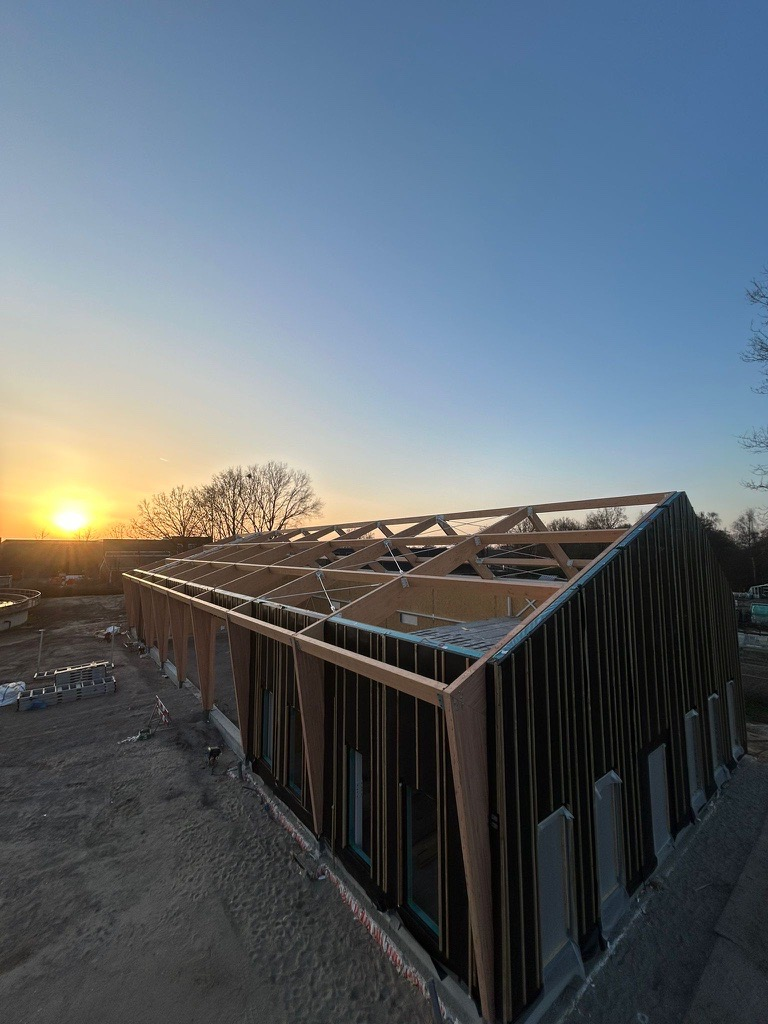 Houten gevelbekleding HDSR loodsen, Lopik, Maarssenbroek en Nieuwegein