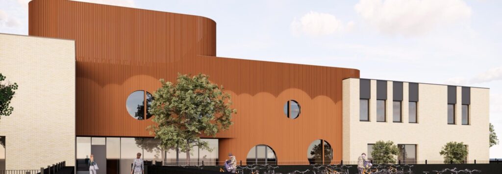 HSB-elementen en gevelbekleding KC Kinderstad Tilburg door PVVT